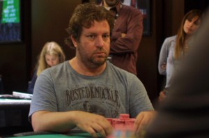 ワールドポーカーツアー・シーズン11のグランド・プリックス・デ・パリ DAY4終了時チップリーダーのMatt Salsberg ワールドポーカーツアー・シーズン11のグランド・プリックス・デ・パリ DAY4終了時チップリーダーのMatt Salsberg