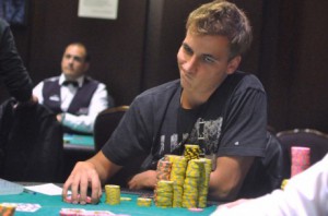 ワールドポーカーツアー・シーズン１１のグランド・プリックス・デ・パリ DAY３でチップリーダーのPhilipp Gruissem