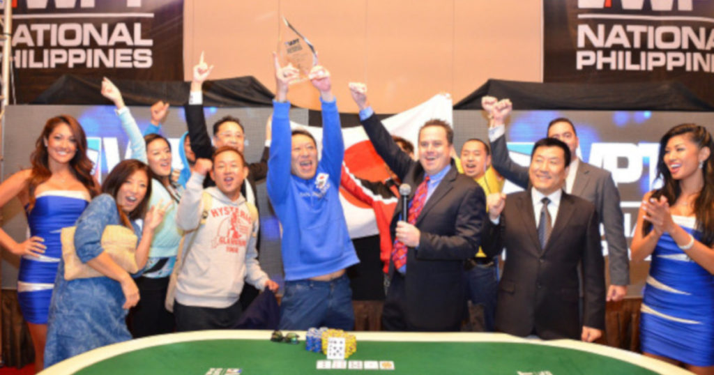 WPTフィリピン2014優勝者:土川鉄也