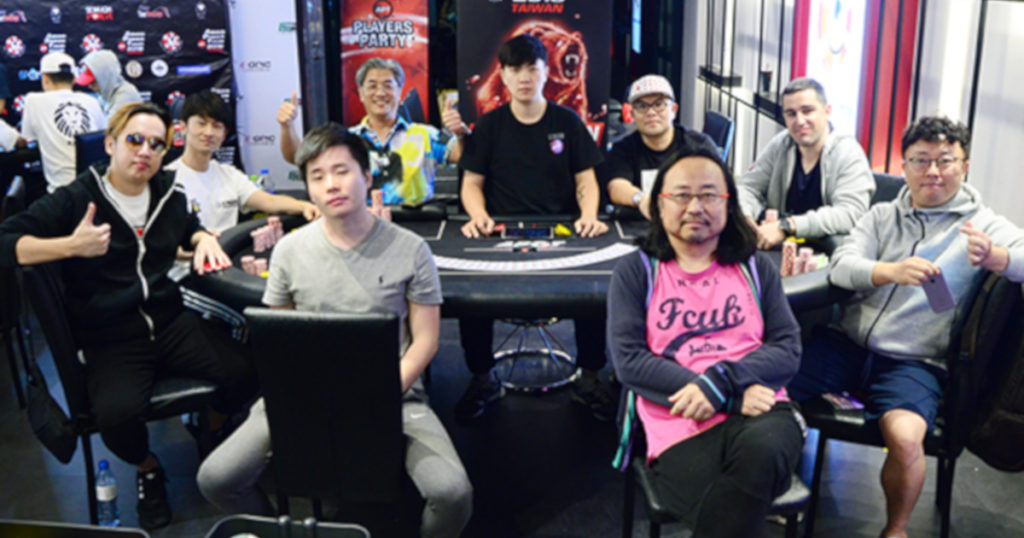 APT台湾2019 NLHファイナル8