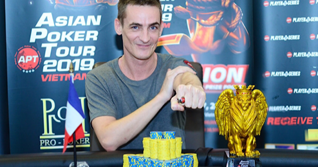 APTベトナム2019 プレイヤーオブザシリーズ優勝者:Vincent Chauve