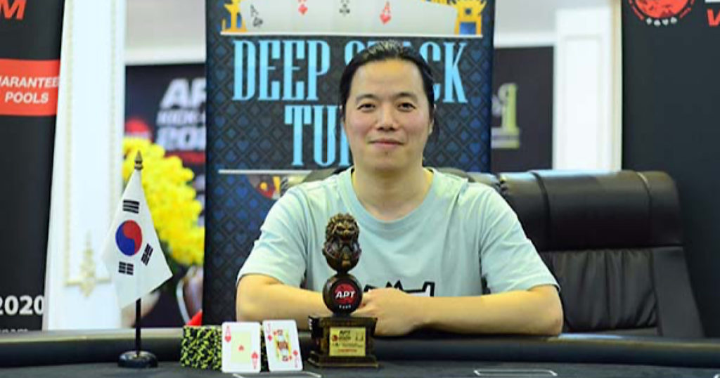 APTキックオフベトナム2020 WeLoveSport ディープスタックターボ優勝者: Kong Chisung