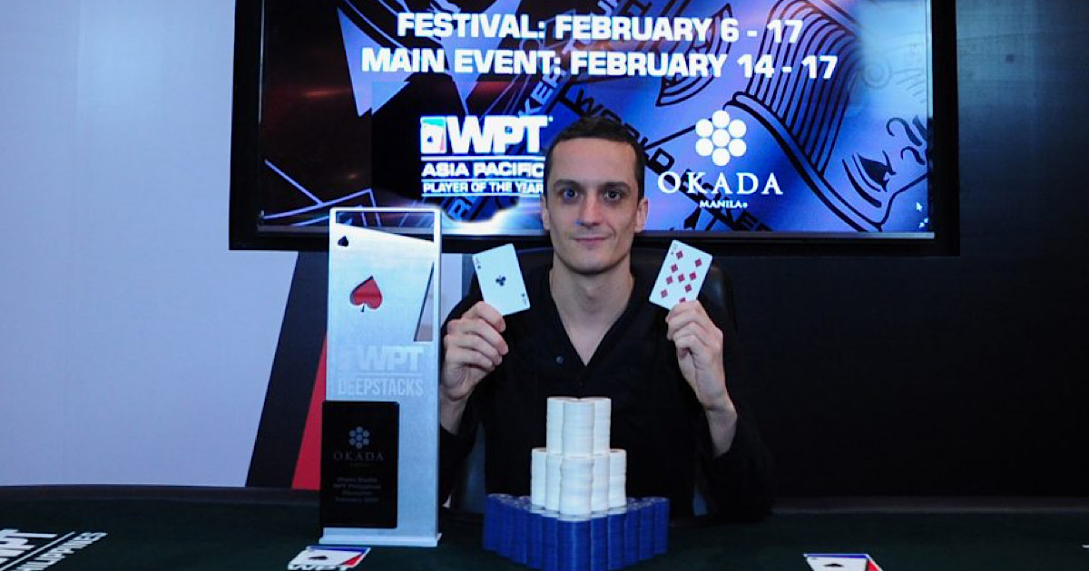 WPTフィリピン シーズン2019-2020優勝者: Dimitar Blazhev