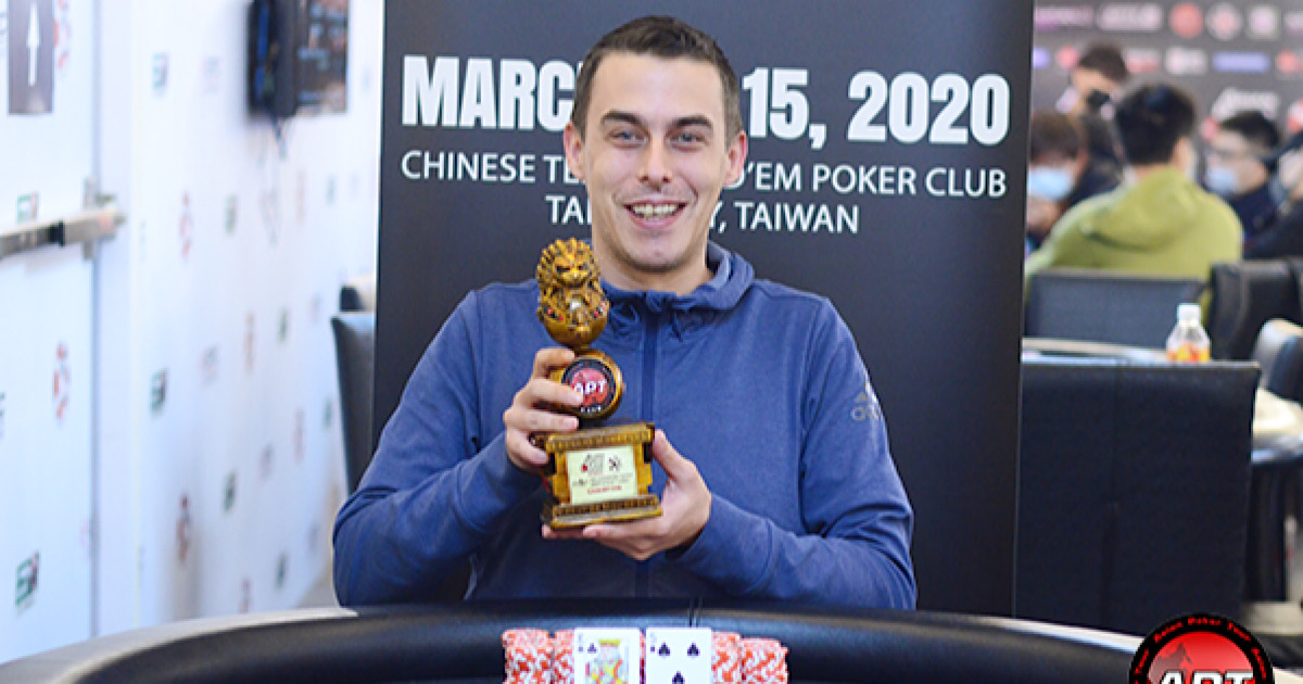 APT台湾2020 WeLoveSportスーパーディープスタックターボ優勝者: Mark Gruendemann