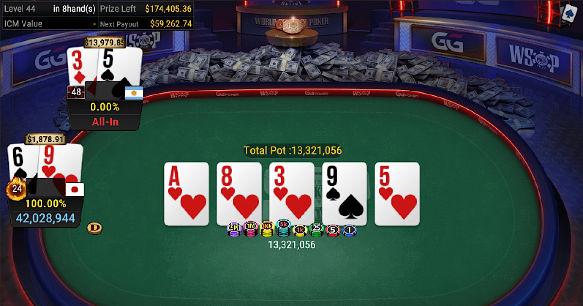 WSOPオンライン2020 – GGPoker.com – $525スーパーターボバウンティ・ノーリミットホールデム6ハンド