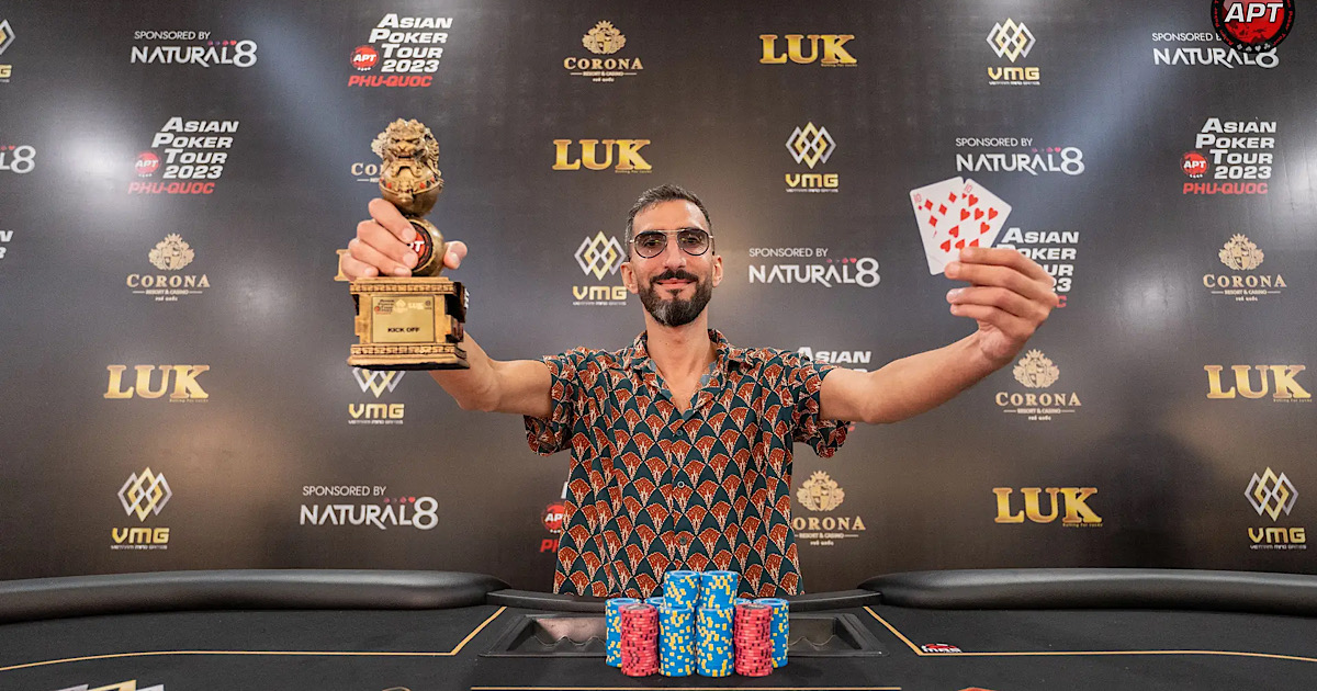 APTフーコック2023 APTキックオフ優勝者 Ahmed Ibrahimi