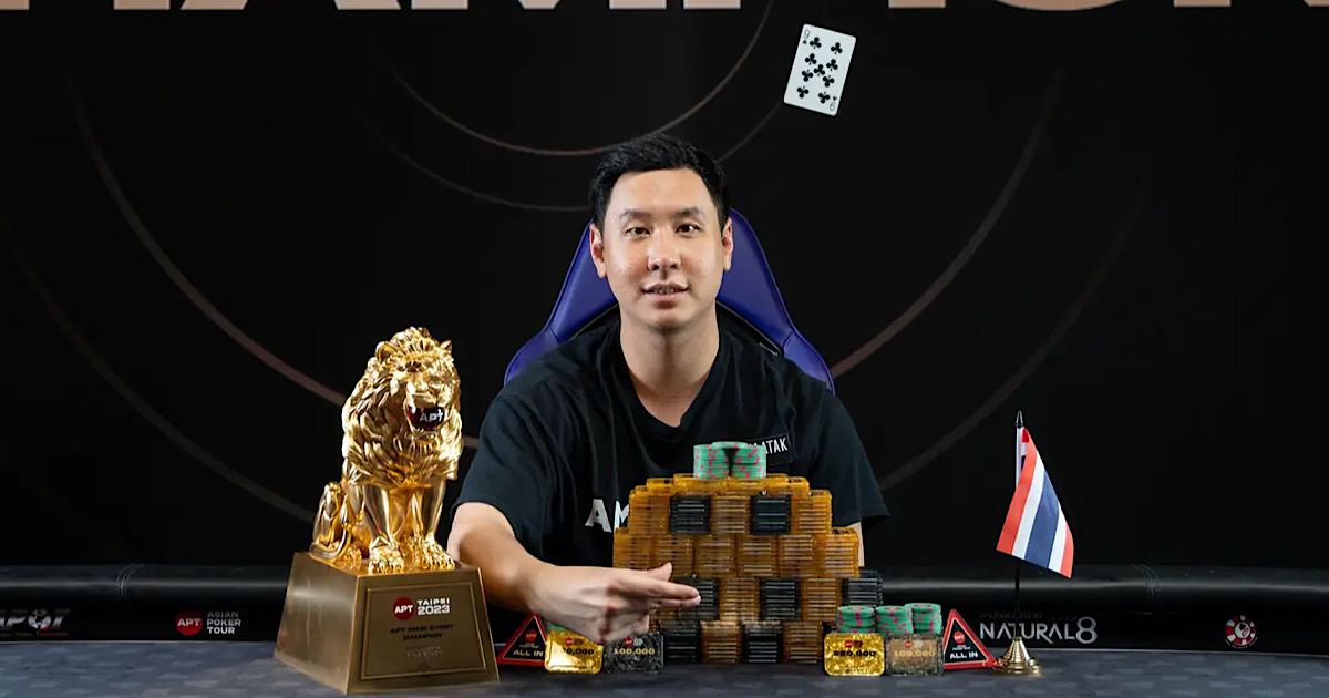 APT台北2023メインイベントで優勝のPunnat Punsri