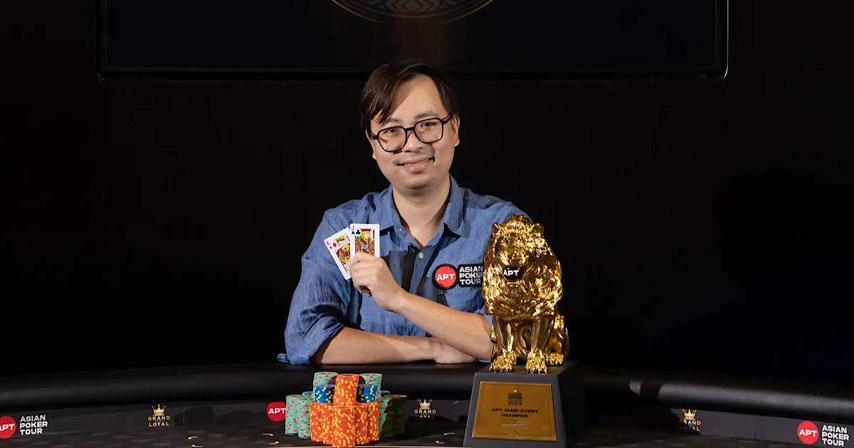 APTサマーシリーズ、ハノイ、ベトナム2023メインイベントで優勝のDinh Duc Linh